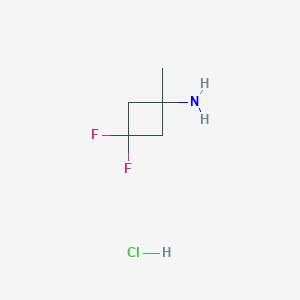 3,3-Difluoro-1-methylcyclobutanaminehydrochloride图片
