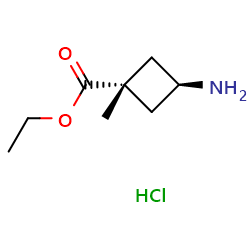 Ethylcis-3-Amino-1-methylcyclobutanecarboxylatehydrochlorideͼƬ