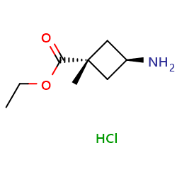 Ethylcis-3-Amino-1-methylcyclobutanecarboxylatehydrochloride图片