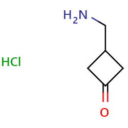 3-(Aminomethyl)cyclobutanonehydrochloride图片
