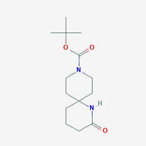 tert-butyl2-oxo-1,9-diazaspiro[5,5]undecane-9-carboxylate图片