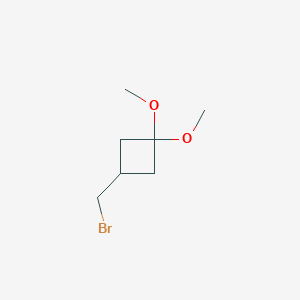 3-(Bromomethyl)-1,1-dimethoxycyclobutaneͼƬ