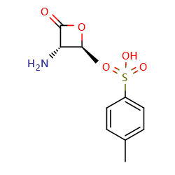 (3S,4S)-3-amino-4-methyl-oxetan-2-one4-methylbenzenesulfonicacid图片