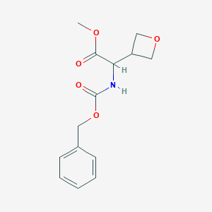 methyl2-(benzyloxycarbonylamino)-2-(oxetan-3-yl)acetate图片