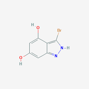 3-Bromo-4,6-dihydroxy-1H-indazole图片