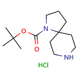tert-butyl1,8-diazaspiro[4,5]decane-1-carboxylatehydrochloride图片
