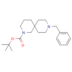 tert-butyl9-benzyl-2,9-diazaspiro[5,5]undecane-2-carboxylate图片
