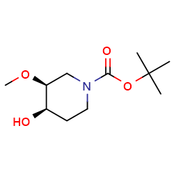 tert-butylcis-4-hydroxy-3-methoxypiperidine-1-carboxylate图片