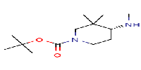 tert-butyl(4R)-3,3-dimethyl-4-(methylamino)piperidine-1-carboxylate图片