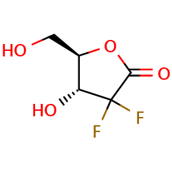 (4R,5R)-3,3-difluoro-4-hydroxy-5-(hydroxymethyl)oxolan-2-one图片