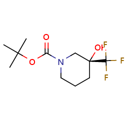 tert-butyl(3R)-3-hydroxy-3-(trifluoromethyl)piperidine-1-carboxylate图片
