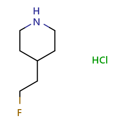 4-(2-fluoroethyl)piperidinehydrochloride图片
