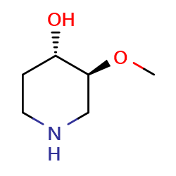 (3R,4R)-rel-3-methoxypiperidin-4-ol图片