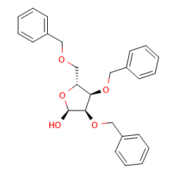 (2S,3R,4R,5R)-3,4-bis(benzyloxy)-5-[(benzyloxy)methyl]oxolan-2-ol图片