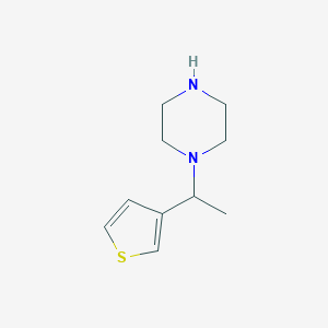 1-[1-(3-Thienyl)ethyl]-piperazine图片
