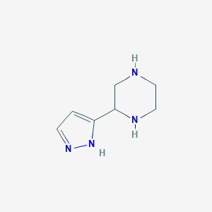 2-(1H-Pyrazol-3-yl)piperazine 95+%图片