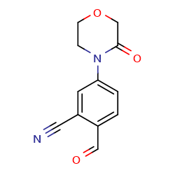 2-formyl-5-(3-oxomorpholin-4-yl)benzonitrile图片