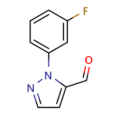 1-(3-fluorophenyl)-1H-pyrazole-5-carbaldehyde图片