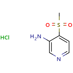 4-methanesulfonylpyridin-3-aminehydrochloride图片