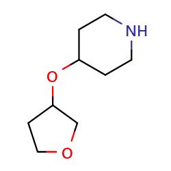 4-(oxolan-3-yloxy)piperidine图片