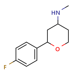 2-(4-fluorophenyl)-N-methyloxan-4-amine图片