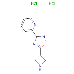 2-[5-(azetidin-3-yl)-1,2,4-oxadiazol-3-yl]pyridinedihydrochloride图片