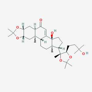 Ecdysterone 2,3:20,22-diacetonide图片