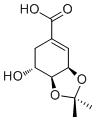 3,4-O-Isopropylidene shikimic acid图片