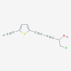 1-chloro-6-(5-ethynylthiophen-2-yl)hexa-3,5-diyn-2-ol图片