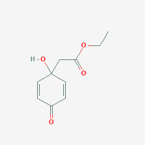 Ethyl(1-hydroxy-4-oxocyclohexa-2,5-dien-1-yl)acetate图片