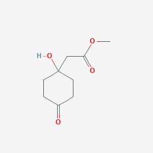 4-Hydroxy-4-(methoxycarbonylmethyl)cyclohexanone图片