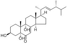 3β,5α,9α-Trihydroxyergosta-7,22-dien-6-one图片