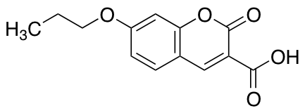 2-oxo-7-propoxy-2h-chromene-3-carboxylic acid图片