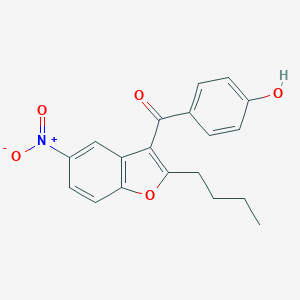 2-丁基-3-(4-羟基苯甲酰基)-5-硝基苯并呋喃图片
