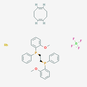 (S,S)-(+)-1,2-双[(邻甲氧苯基)(苯基)膦]乙烷(1,5-环辛二烯)合铑四氟硼酸盐图片