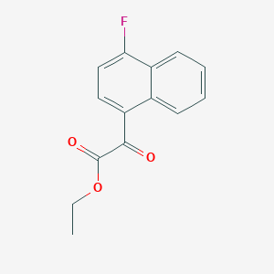 Ethyl 4-fluoro-1-naphthoylformate图片