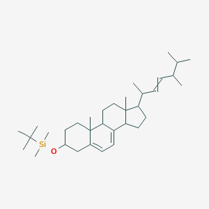 (S)-tert-Butyl-[10R,13R-dimethyl-17-(1R,4R,5-trimethyl-hex-2-enyl)-2,3,4,9,10,11,12,13,14,15,16,17-dodecahydro-1H-cyclopenta[a]phenanthren-3-yloxy]-dimethyl-silane图片