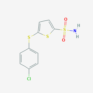 5-[(4-Chlorophenyl)thio]thiophene-2-sulfonamide图片