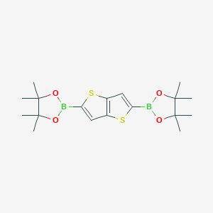 2,5-Bis(4,4,5,5-tetramethyl-1,3,2-dioxaborolan-2-yl)thieno[3,2-b]thiophene图片