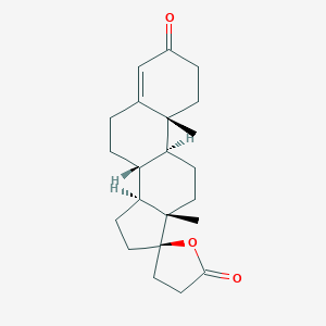 (1R,3aS,3bR,9aR,9bS,11aS)-9a,11a-dimethyl-2,3,3a,3b,4,5,7,8,9,9a,9b,10,11,11a-tetradecahydrospiro[cyclopenta[a]phenanthrene-1,2'-oxolane]-5',7-dione图片