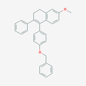 3,4-Dihydro-6-methoxy-2-phenyl-1-[4-(phenylmethoxy)phenyl]naphthalene图片