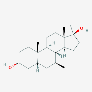 7β,17α-Dimethyl-5β-androstane-3α,17β-diol图片