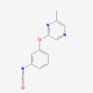 3-[(6-Methylpyrazin-2-yl)oxy]phenyl Isocyanate图片