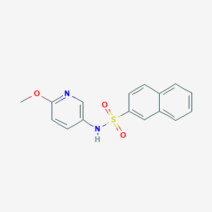 N-(6-methoxy-3-pyridinyl)-2-naphthalenesulfonamide图片