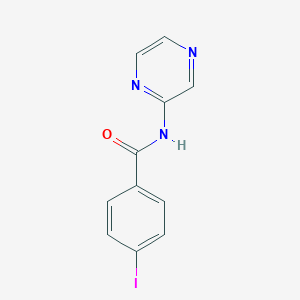 4-iodo-N-(pyrazin-2-yl)benzamide图片