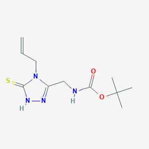 tert-butyl N-[(4-allyl-5-mercapto-4H-1,2,4-triazol-3-yl)methyl]carbamate图片