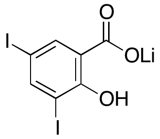 3,5-二碘水杨酸锂盐水合物图片