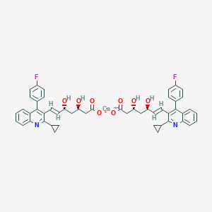 (3R,5R,6E)-7-[2-Cyclopropyl-4-(4-fluorophenyl)-3-quinolinyl]-3,5-dihydroxy-6-heptenoic Acid Calcium Salt图片