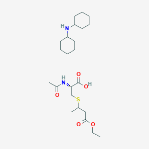 N-Acetyl-S-(2-ethoxycarbonylethyl-1-methyl)-L-cysteine,Dicyclohexylammonium Salt(Mixture of Diastereomers)图片