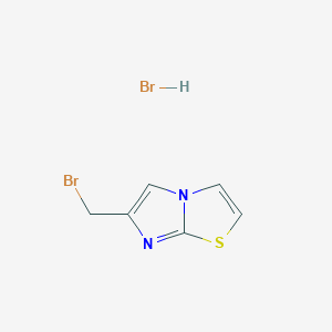 6-(Bromomethyl)imidazo[2,1-b]-[1,3]thiazole hydrobromide图片